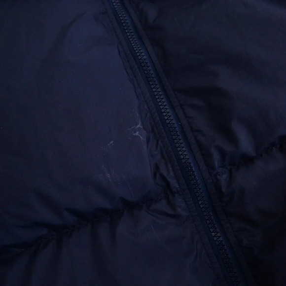 Vintage 90S Tommy Hilfiger Navy  And Orange Waiter Puffer Jacket Size XL - Picture 15 of 15